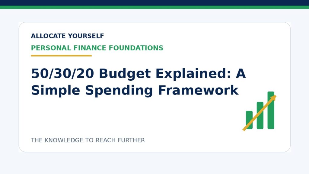 50/30/20 Budget Explained: A Simple Spending Framework — Allocate Yourself investment education