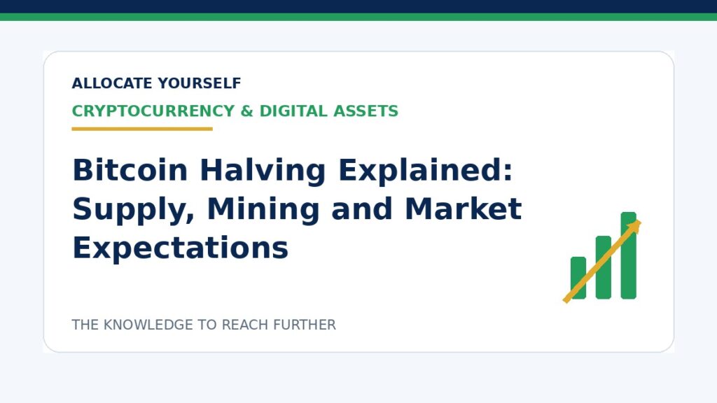 Bitcoin Halving Explained: Supply, Mining and Market Expectations — Allocate Yourself investment education