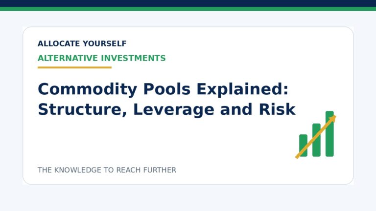 Commodity Pools Explained: Structure, Leverage and Risk — Allocate Yourself investment education
