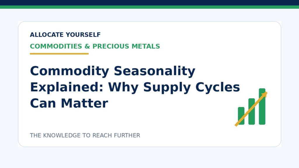 Commodity Seasonality Explained: Why Supply Cycles Can Matter — Allocate Yourself investment education