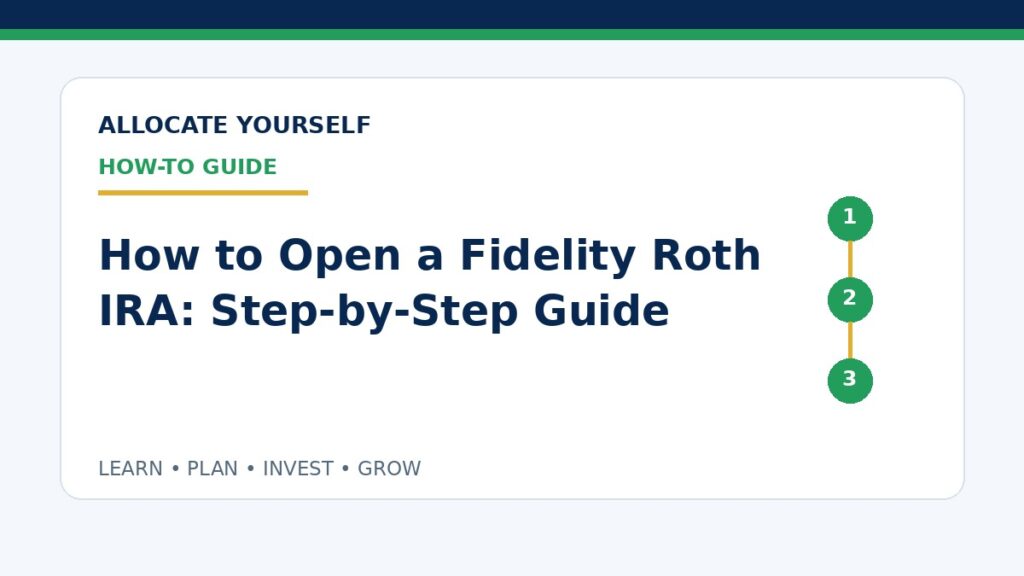How to Open a Fidelity Roth IRA: Step-by-Step Guide — Allocate Yourself How-To Guide