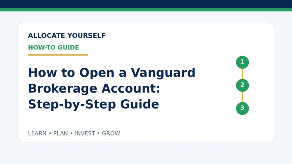 How to Open a Vanguard Brokerage Account: Step-by-Step Guide — Allocate Yourself How-To Guide