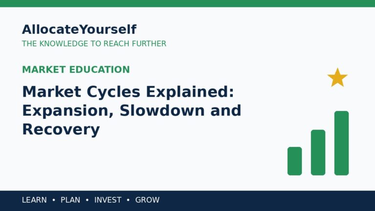 Market Cycles Explained: Expansion, Slowdown and Recovery — Allocate Yourself investment education