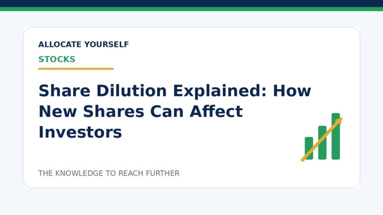 Share Dilution Explained: How New Shares Can Affect Investors — Allocate Yourself investment education