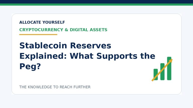 Stablecoin Reserves Explained: What Supports the Peg? — Allocate Yourself investment education