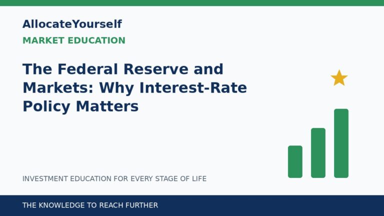 The Federal Reserve and Markets: Why Interest-Rate Policy Matters — Allocate Yourself investment education